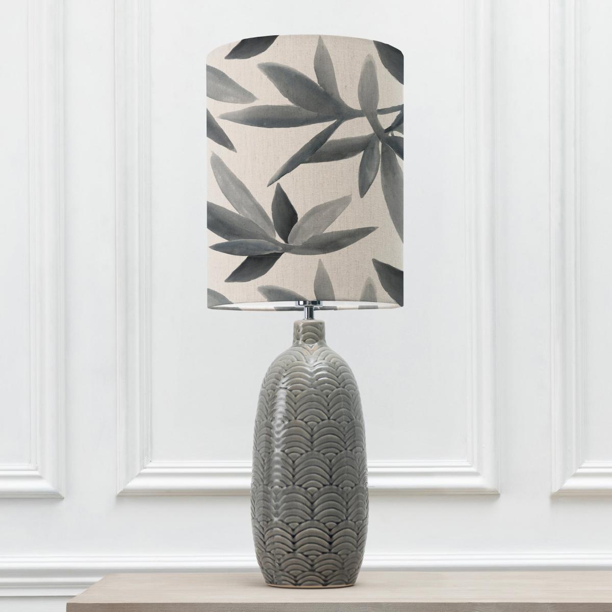 Jadis Table Lamp with Silverwood Shade Silverwood Blue Grey – image 2