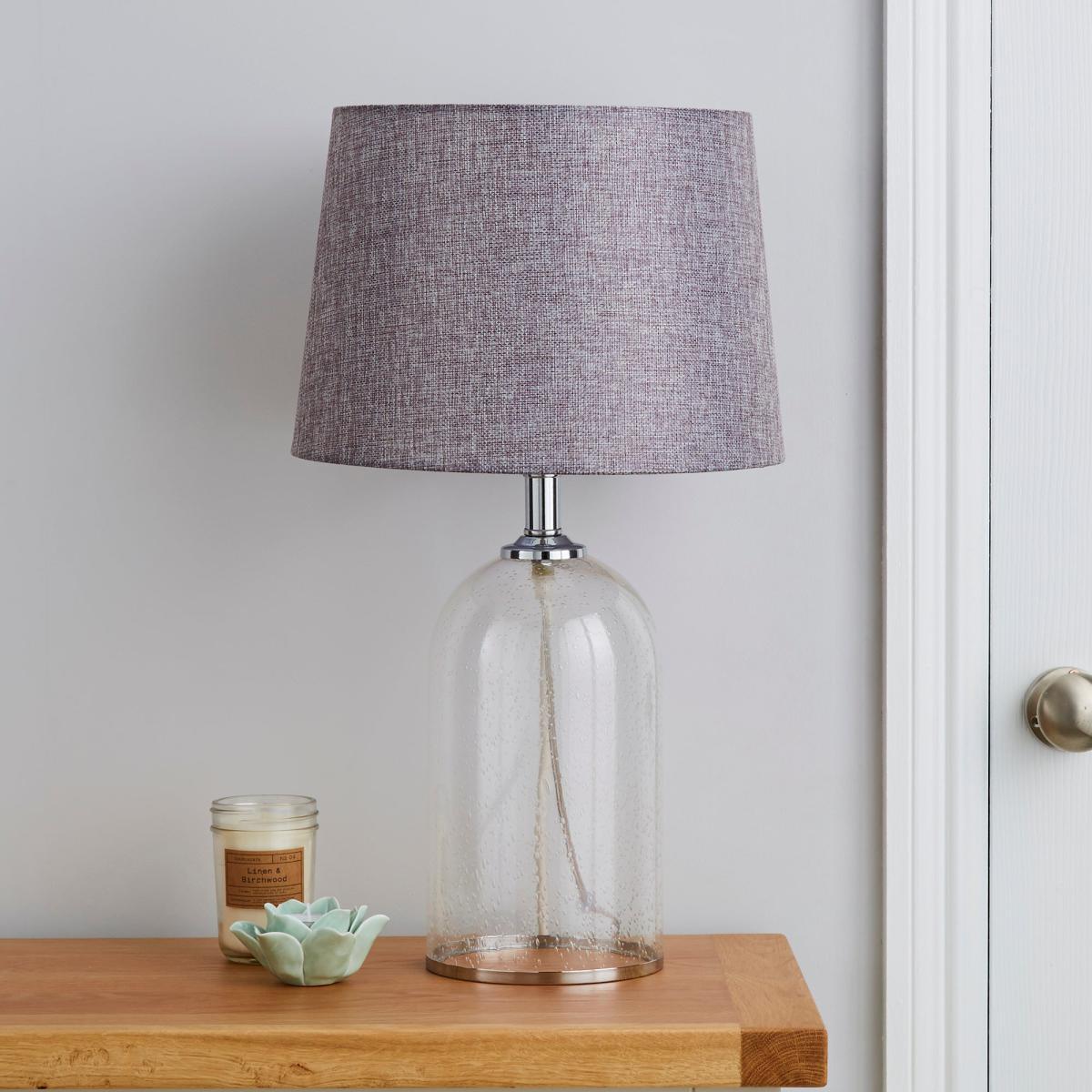 Lenny Glass Clear Table Lamp Clear – image 2