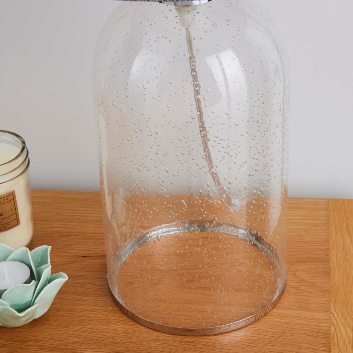 Lenny Glass Clear Table Lamp Clear – image 3