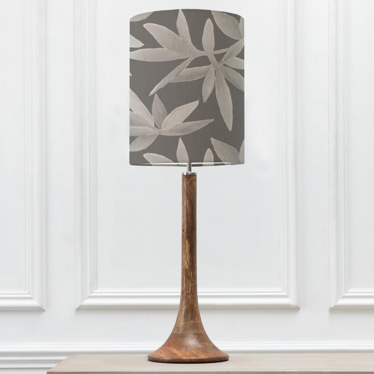 Kinross Large Table Lamp with Silverwood Shade Silverwood Frost Grey – image 2