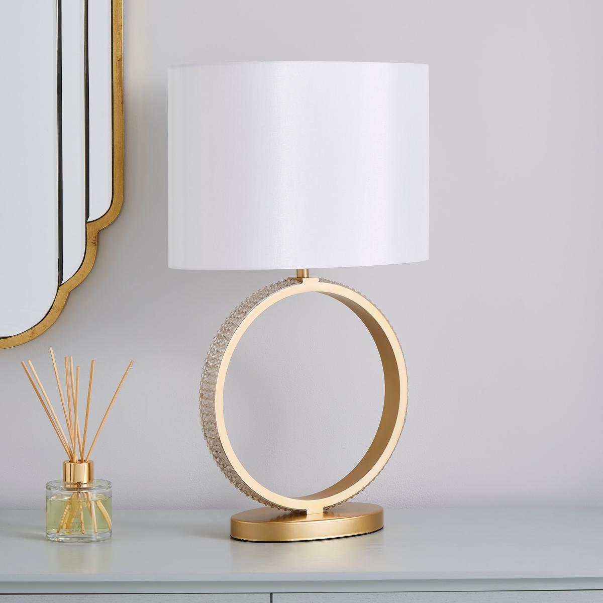 Hotel Harrogate Integrated LED Table Lamp Gold – image 2