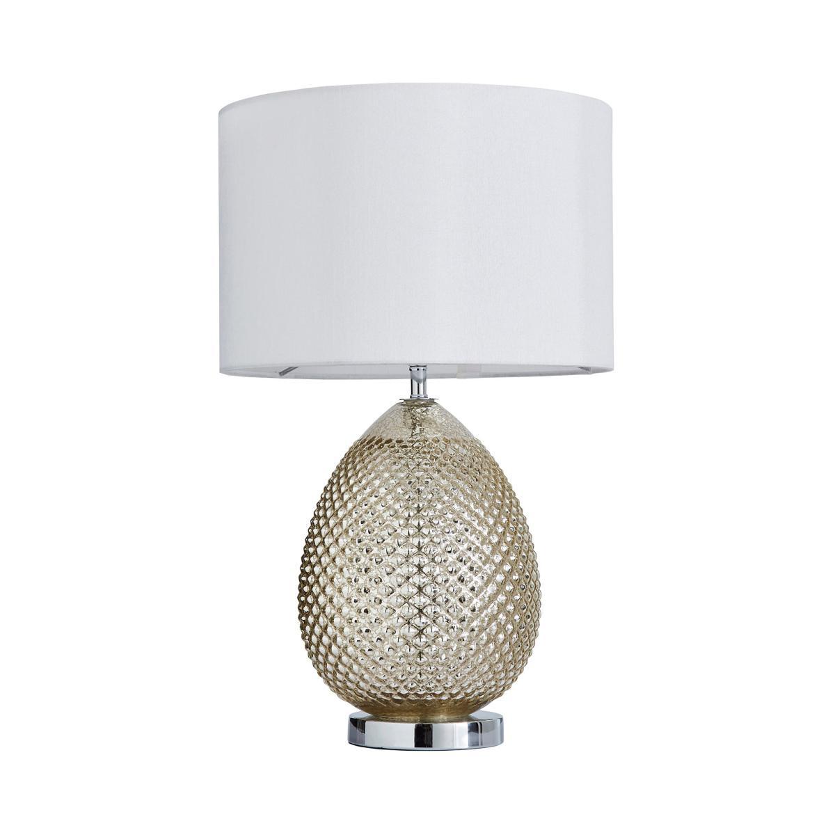 Kylee Mercury Glass Table Lamp Silver – image 5