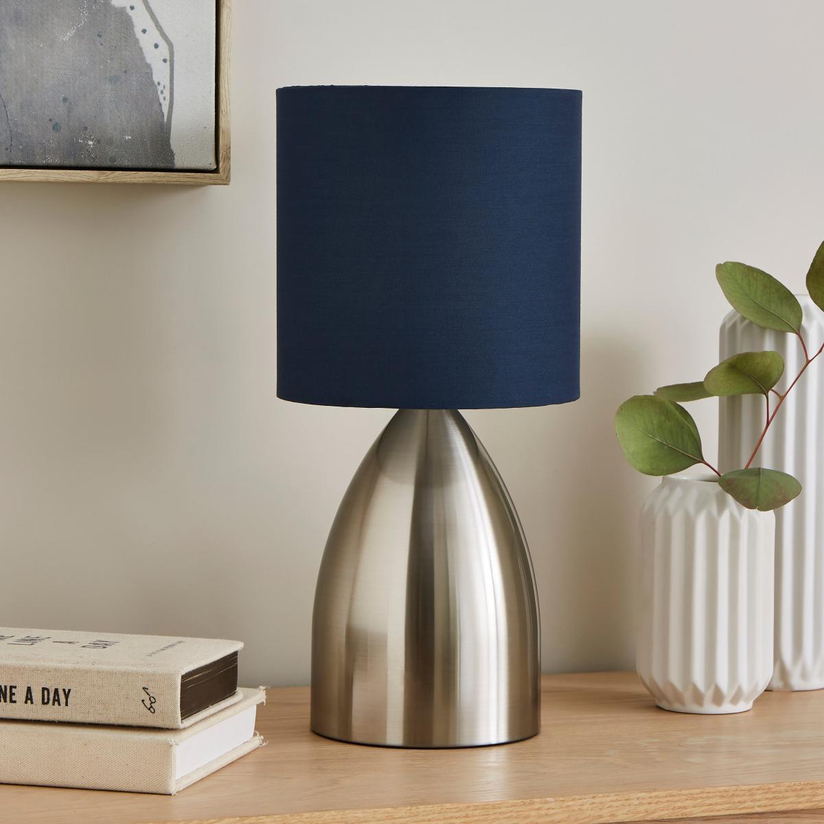 Valletta 3 Stage Touch Table Lamp Blue – image 2