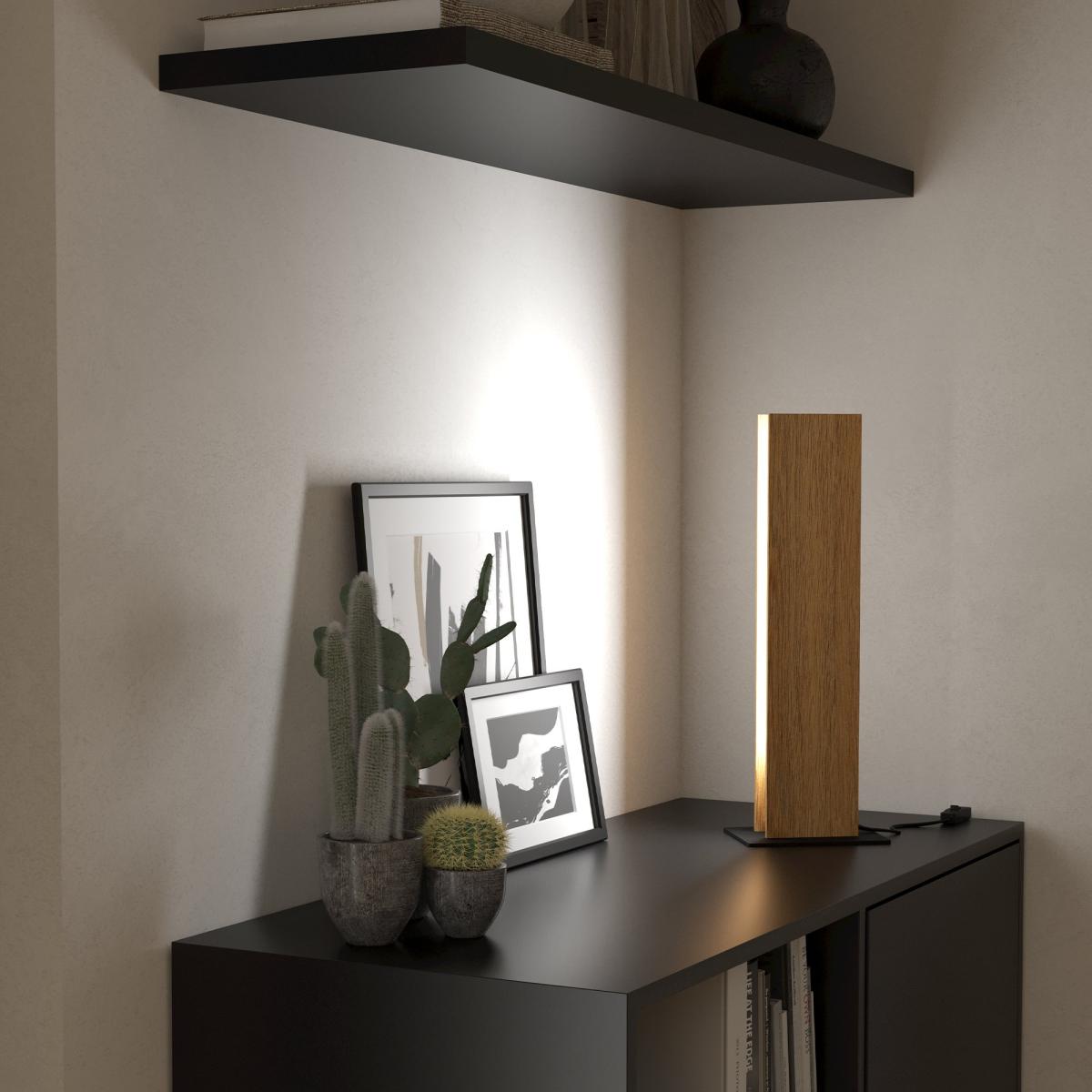EGLO Anchorena-Z Dimmable Table Lamp Wood (Brown) – image 2