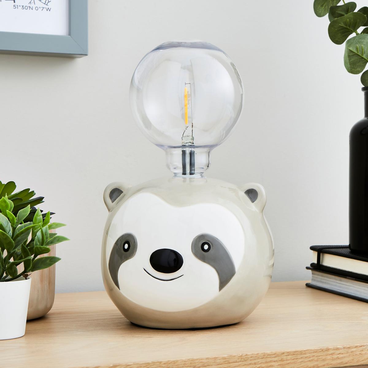 Sloth Animal Head Bulb Holder White – image 2