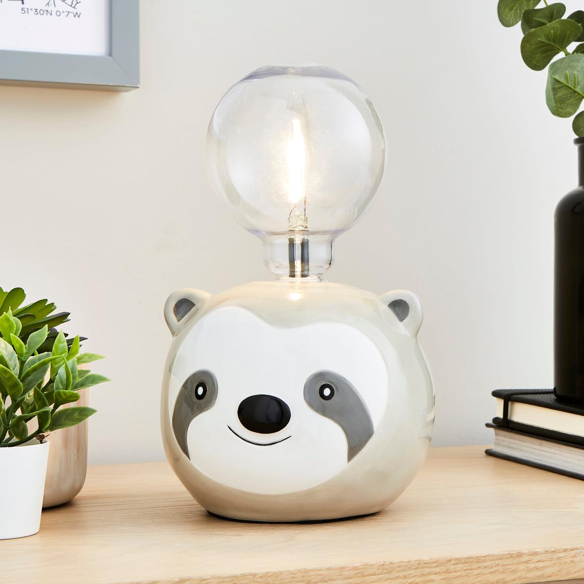 Sloth Animal Head Bulb Holder White – image 1