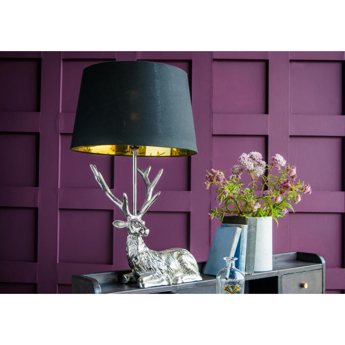 Small Resting Stag Table Lamp – image 2