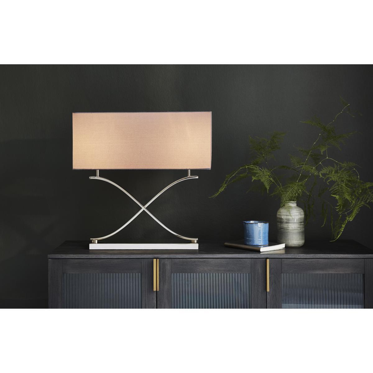 Brooks Stainless Steel Table Lamp - Silver – image 2