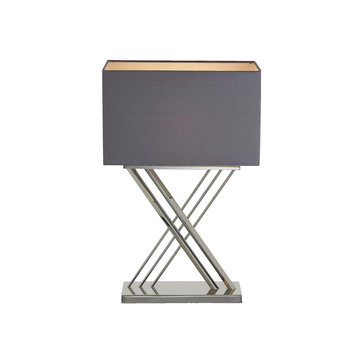 Farren Nickel Table Lamp - Silver – image 1