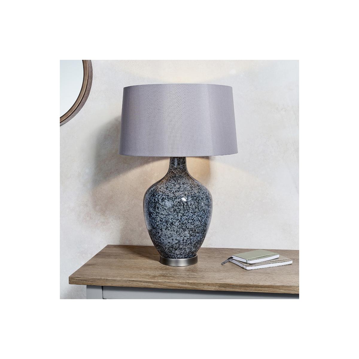 Black & Grey Speckled Table Lamp - Isla – image 2
