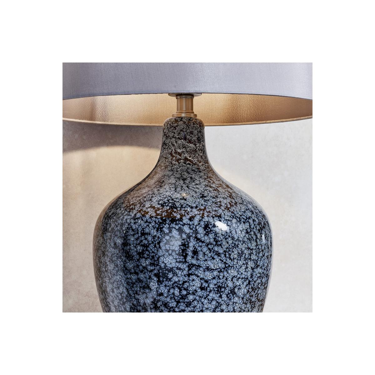 Black & Grey Speckled Table Lamp - Isla – image 3