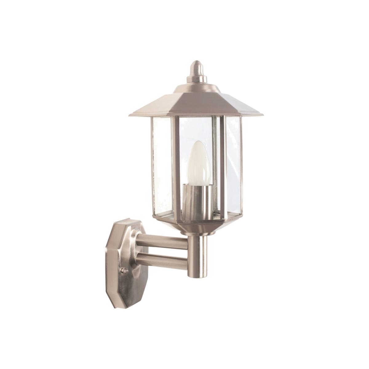Brushed Steel Outdoor Wall Light - Bellis
