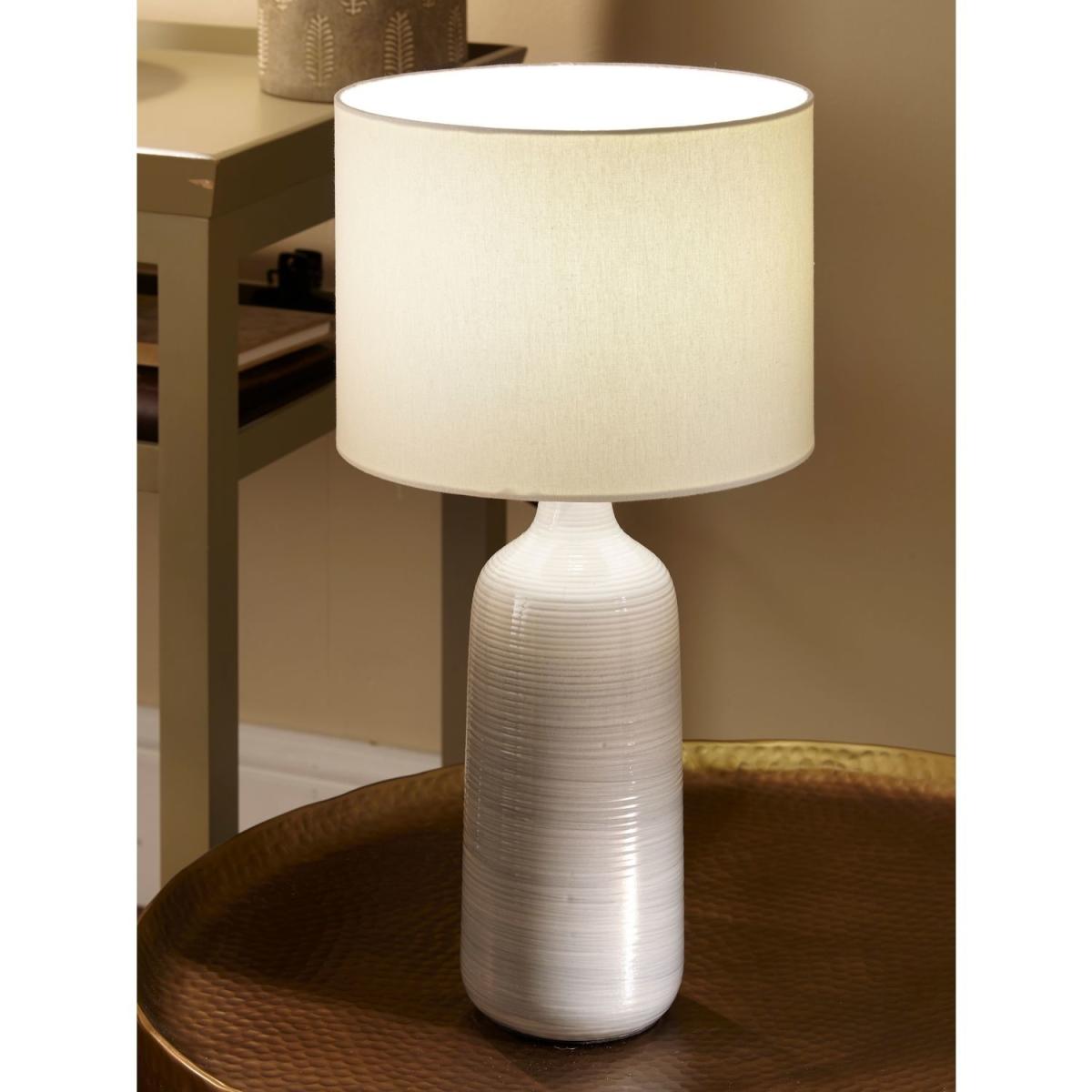 Blue and Grey Ombre Ceramic Table Lamp - Venus – image 2