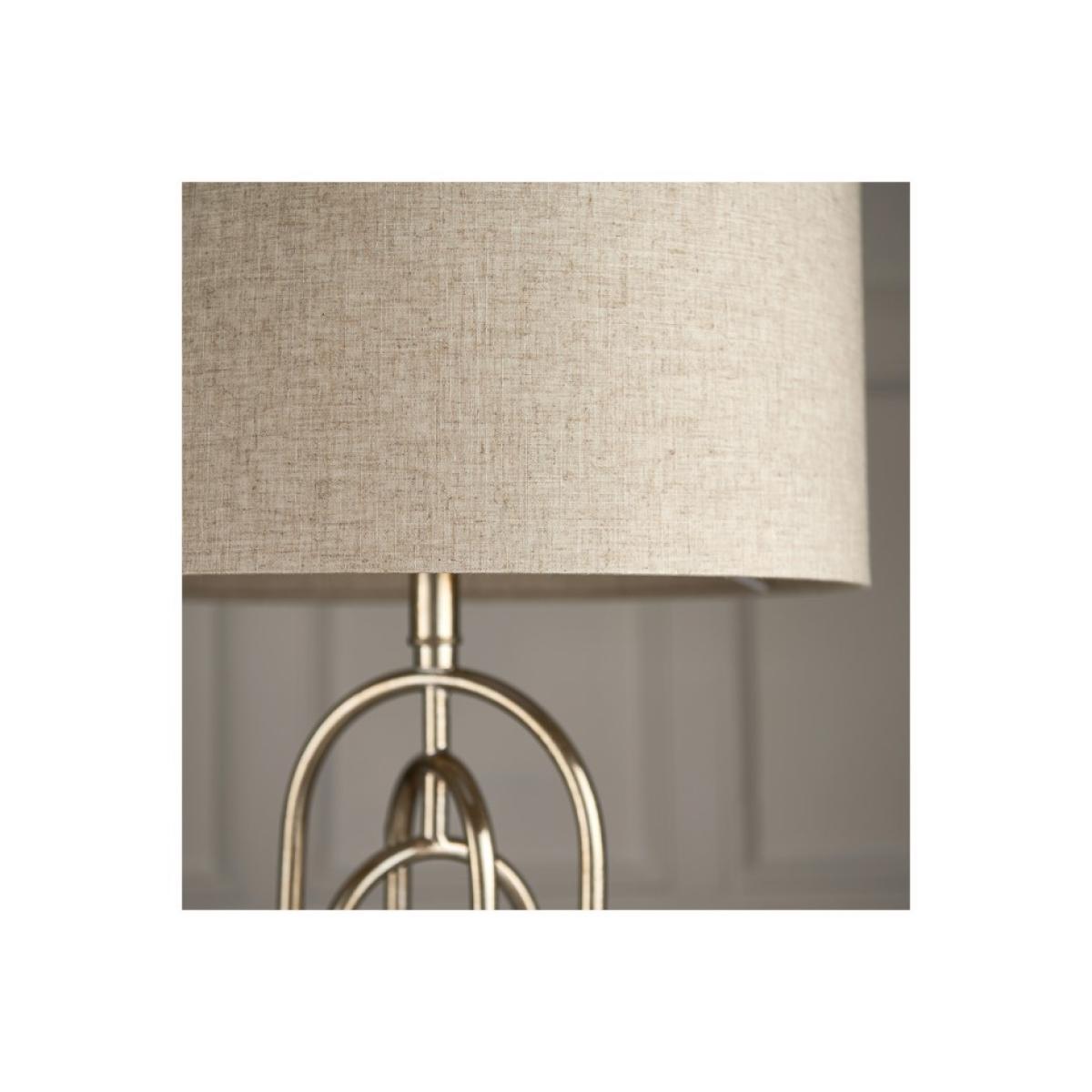 Modern Antique Silver Table Lamp - Meera – image 2