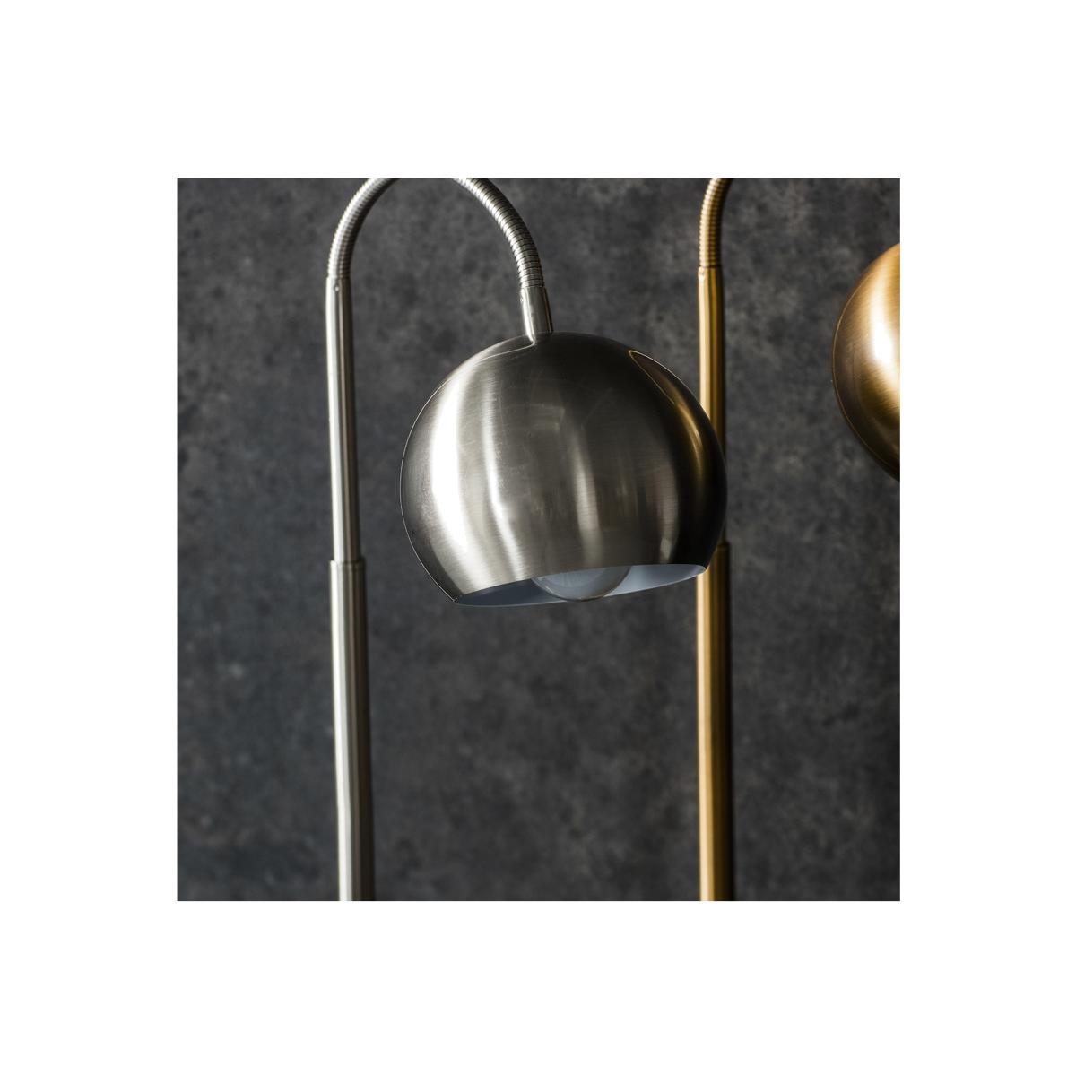 Dallas Desk Lamp with Nickel Effect Finish – image 1
