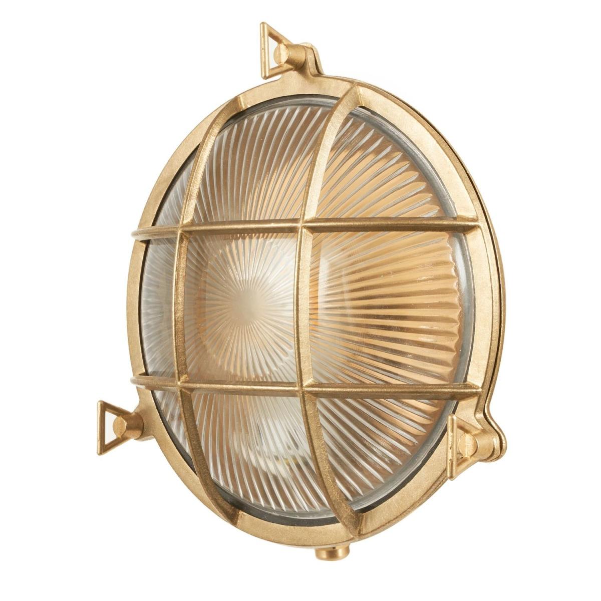 Antique Brass Caged Outdoor Wall Light - Montana – image 2