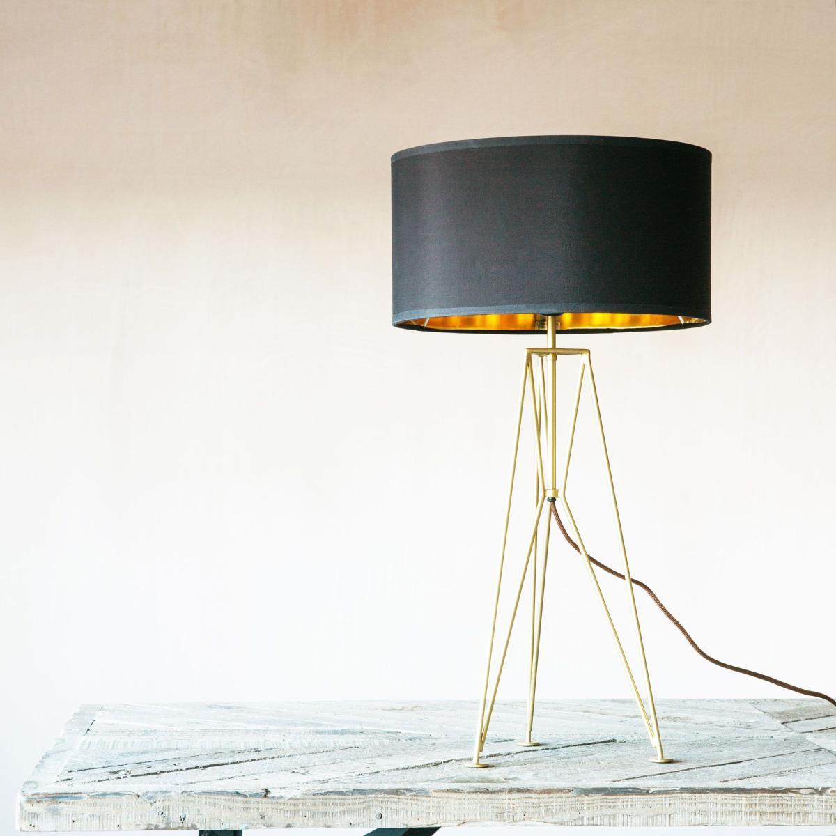 Maxwell Gold Tripod Table Lamp – image 2