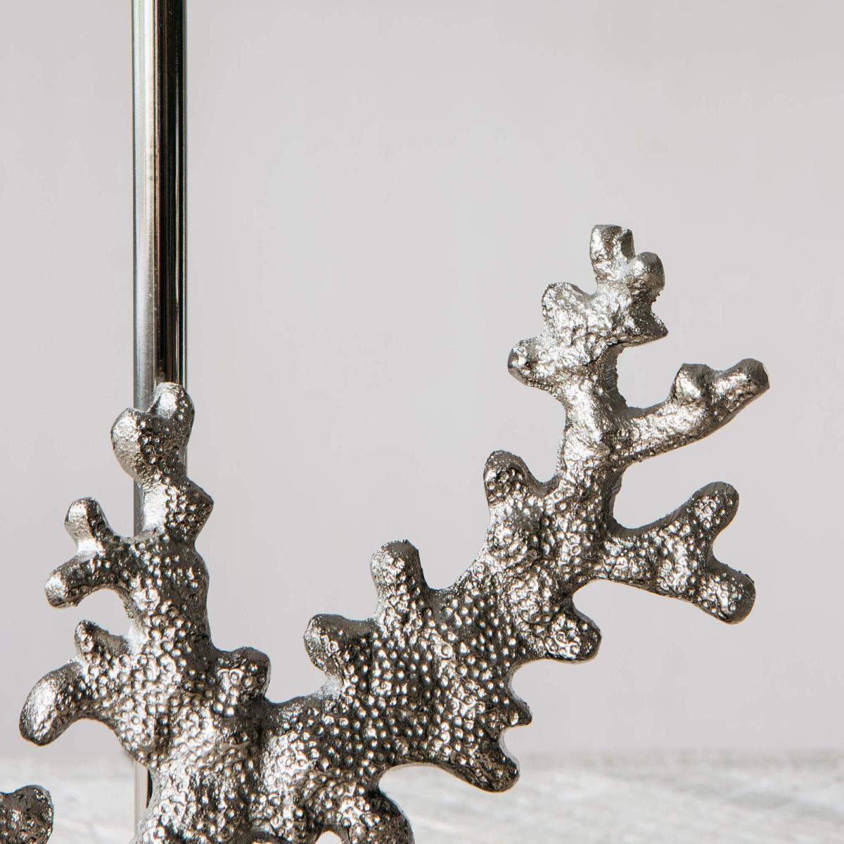 Metallic Coral Lamp with Shade – image 5