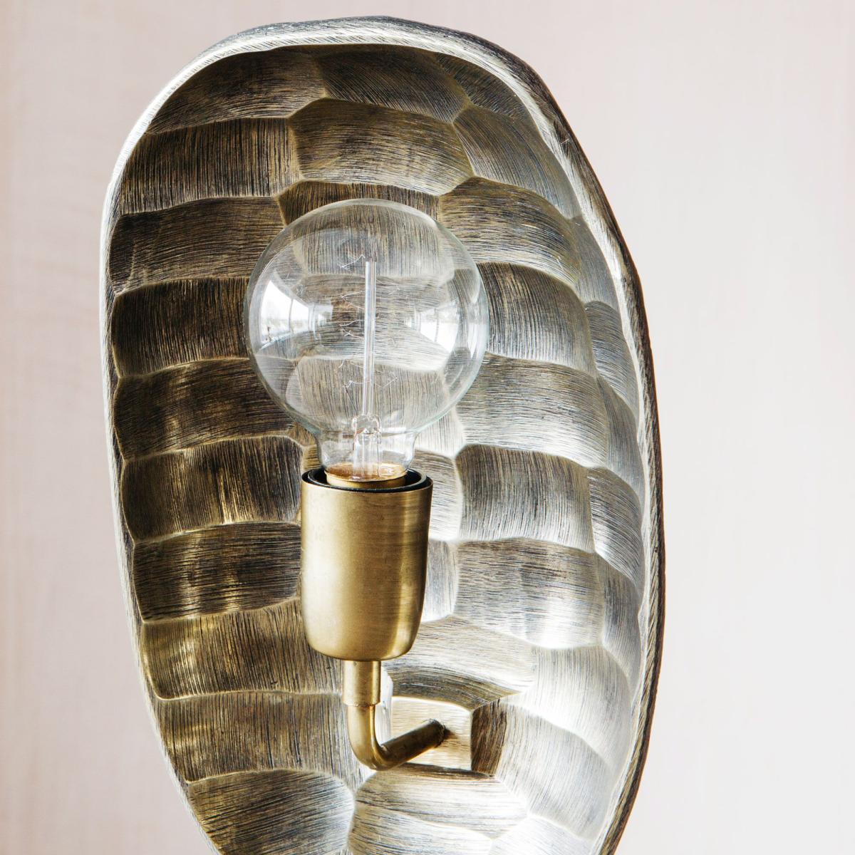 Gold Hammered Table Lamp – image 3