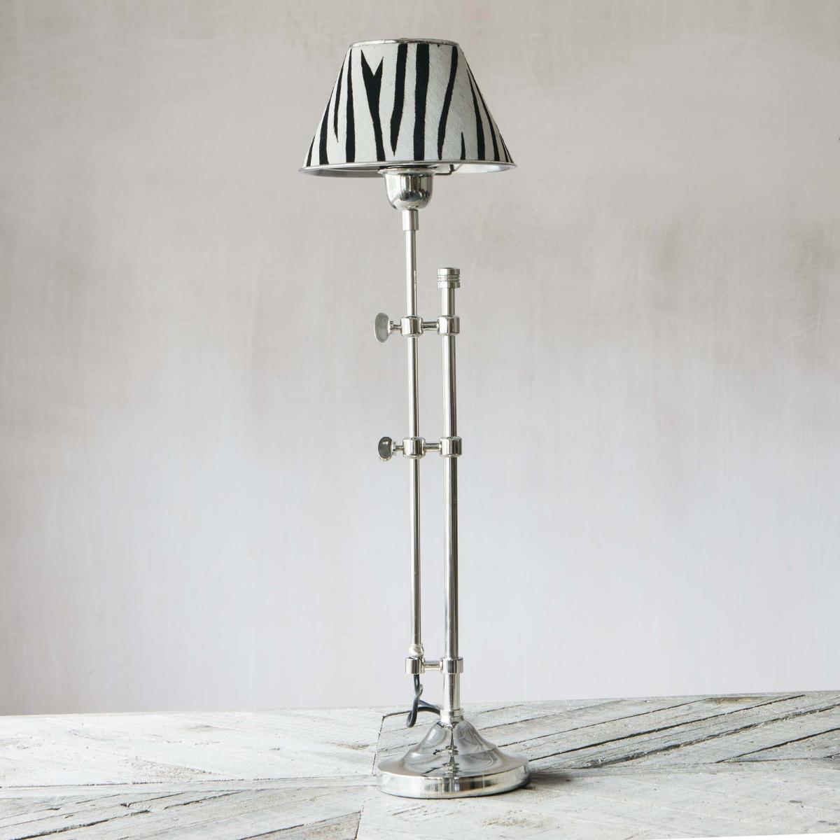 Zebra Shade Table Lamp – image 1