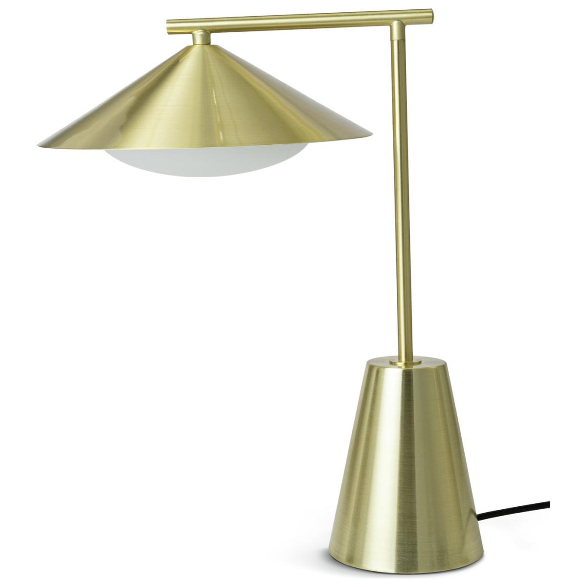 Habitat Brushed 41cm Metal Table Lamp - Brass – image 4