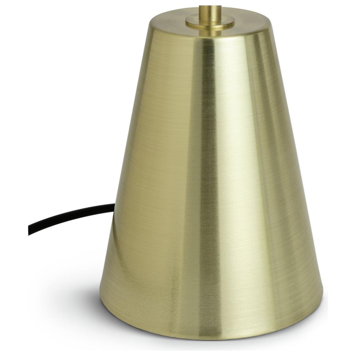 Habitat Brushed 41cm Metal Table Lamp - Brass – image 6