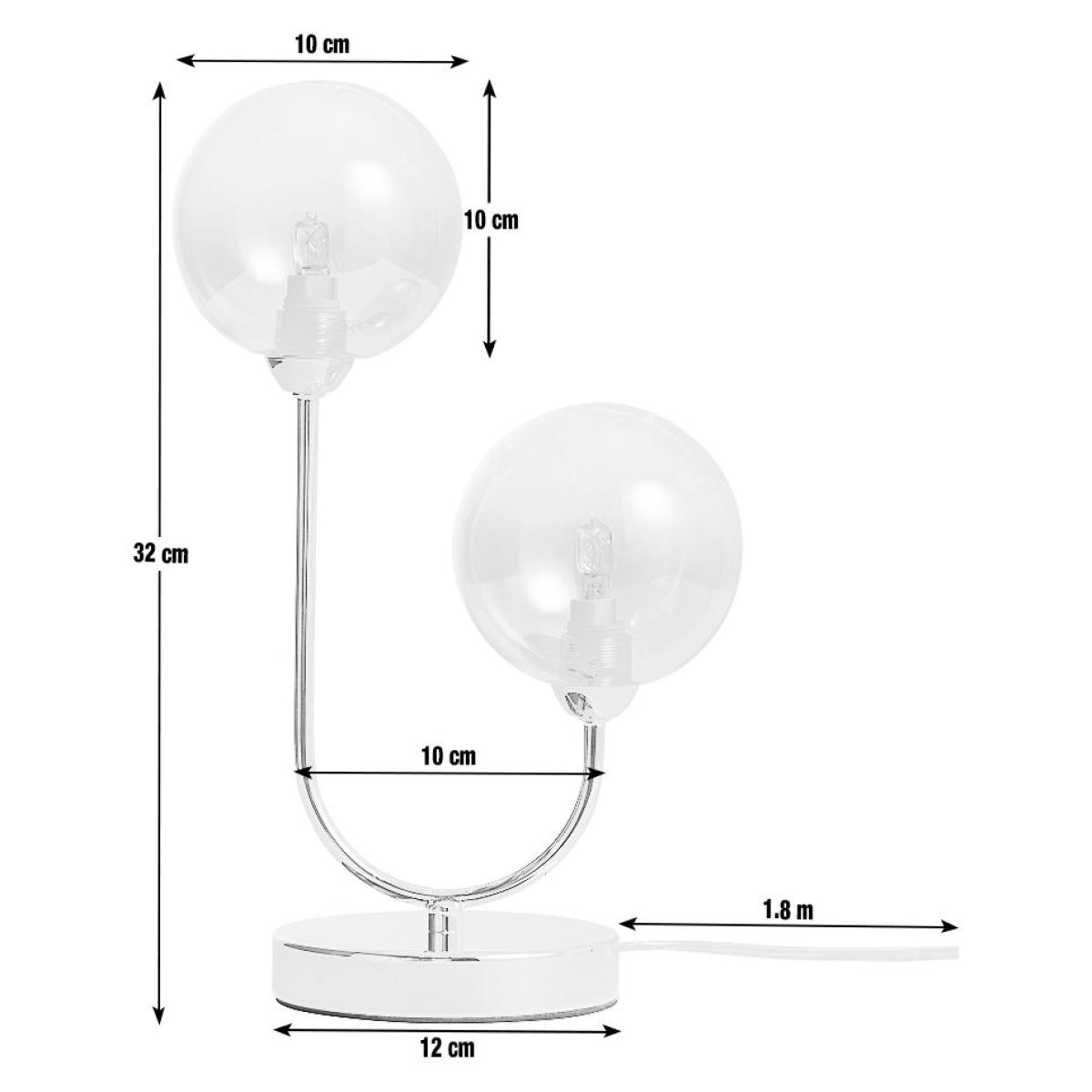 Habitat Ombre Glass Metal Table Lamp - Brass – image 3