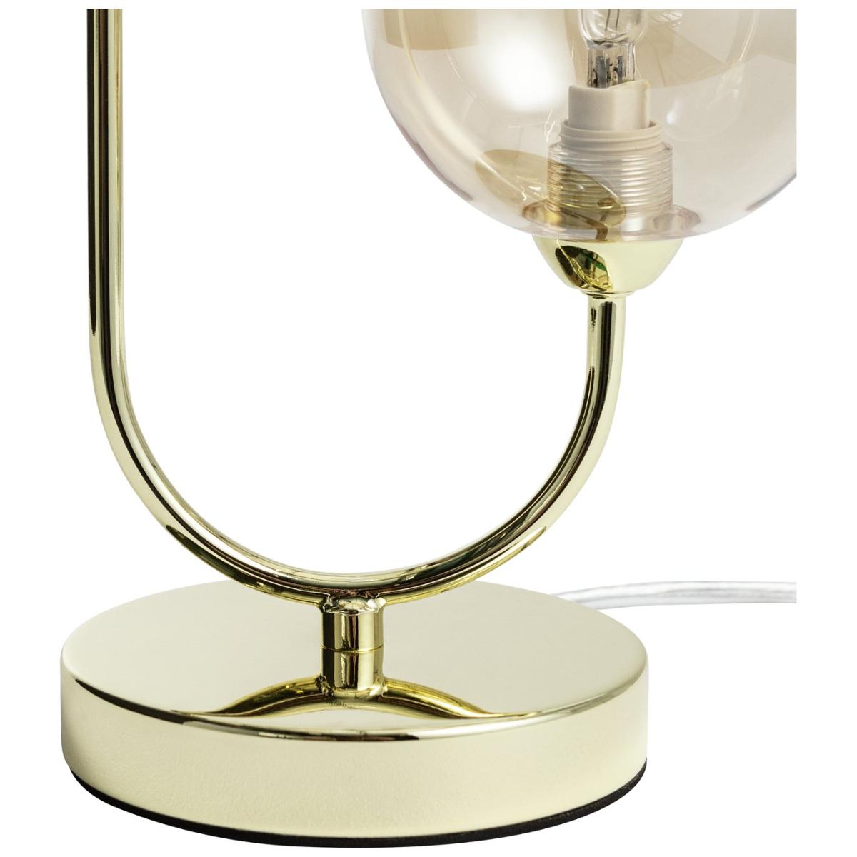 Habitat Ombre Glass Metal Table Lamp - Brass – image 6