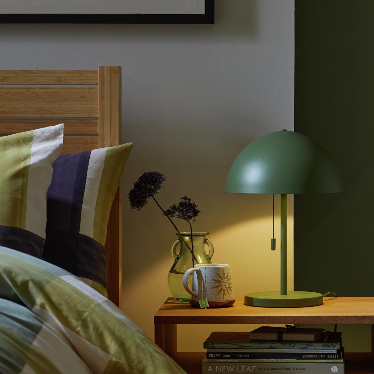 Habitat Mushroom 40cm Metal Table Lamp - Green – image 2