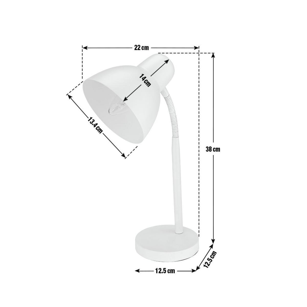 Habitat Desk Lamp - White – image 7