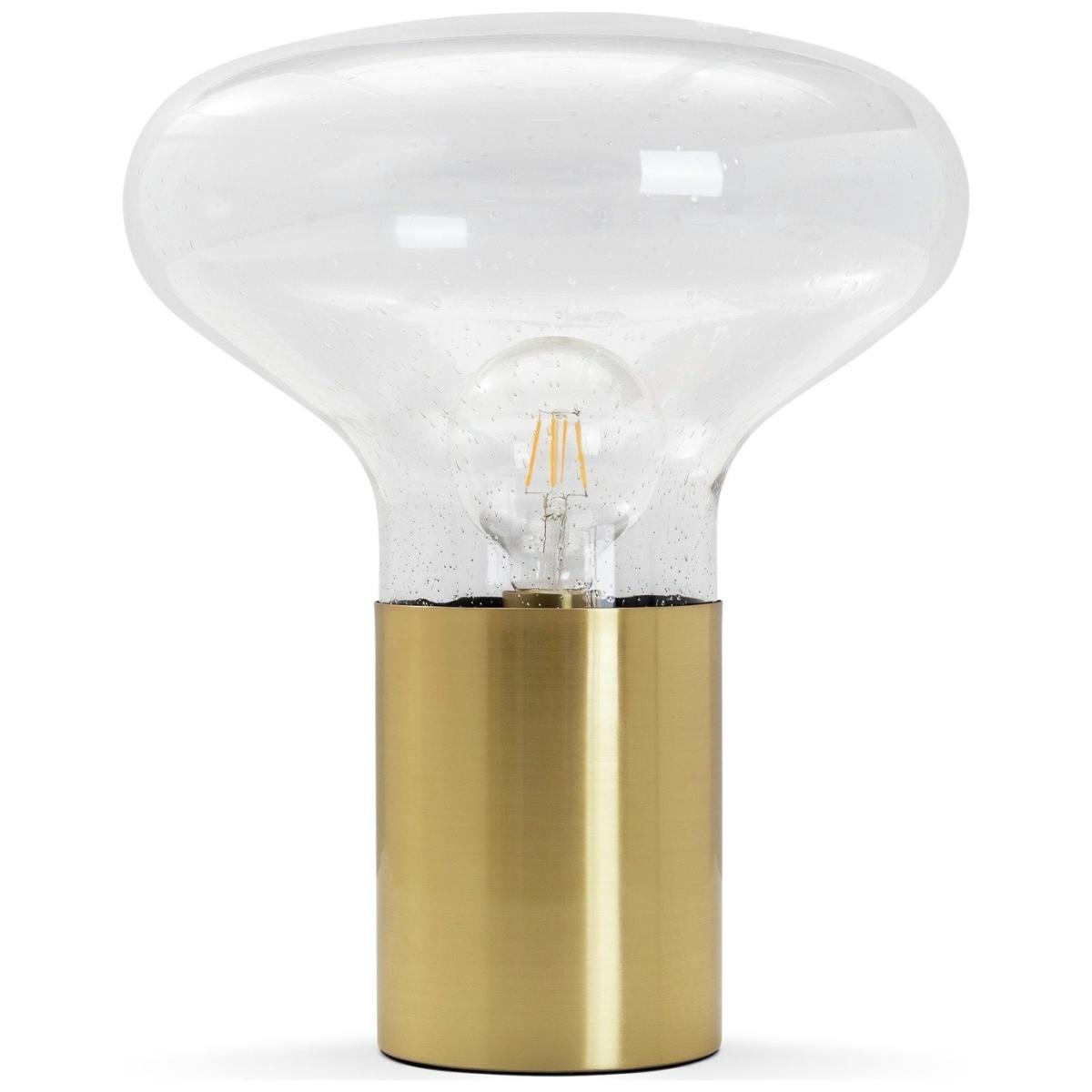 Habitat Marlow Glass Table Lamp - Gold – image 2
