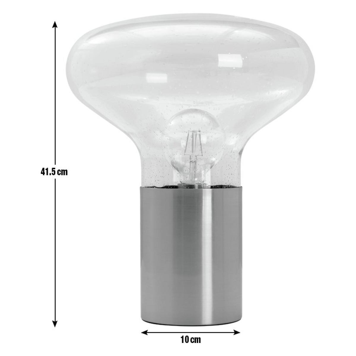 Habitat Marlow Glass Table Lamp - Gold – image 3