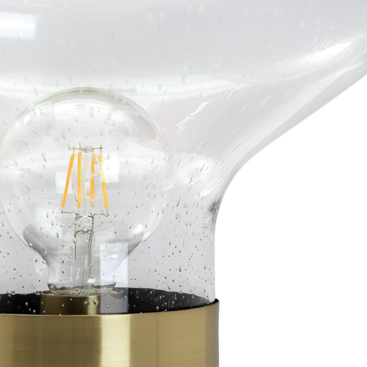 Habitat Marlow Glass Table Lamp - Gold – image 4