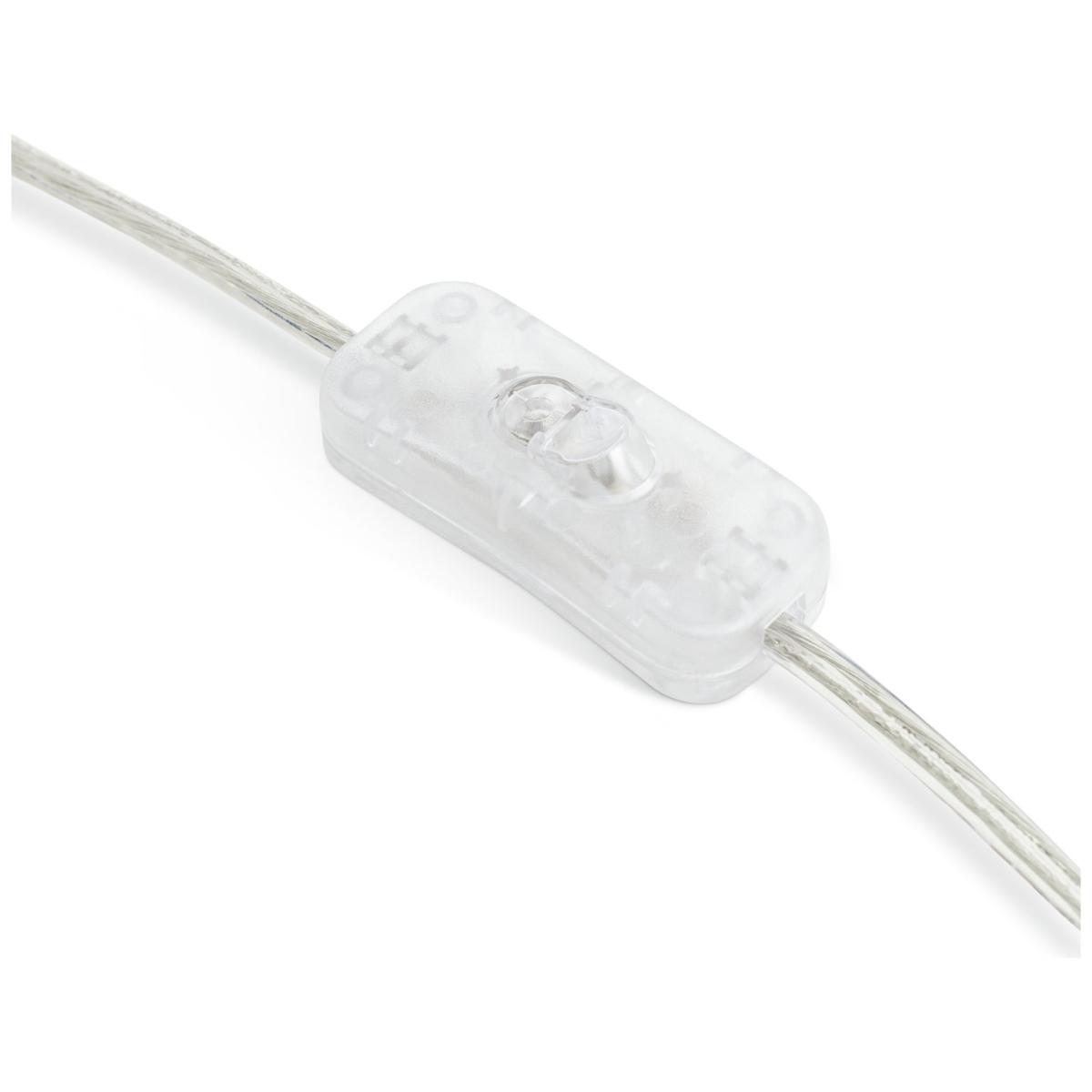 Habitat Confetti Glass Table Lamp - White – image 7