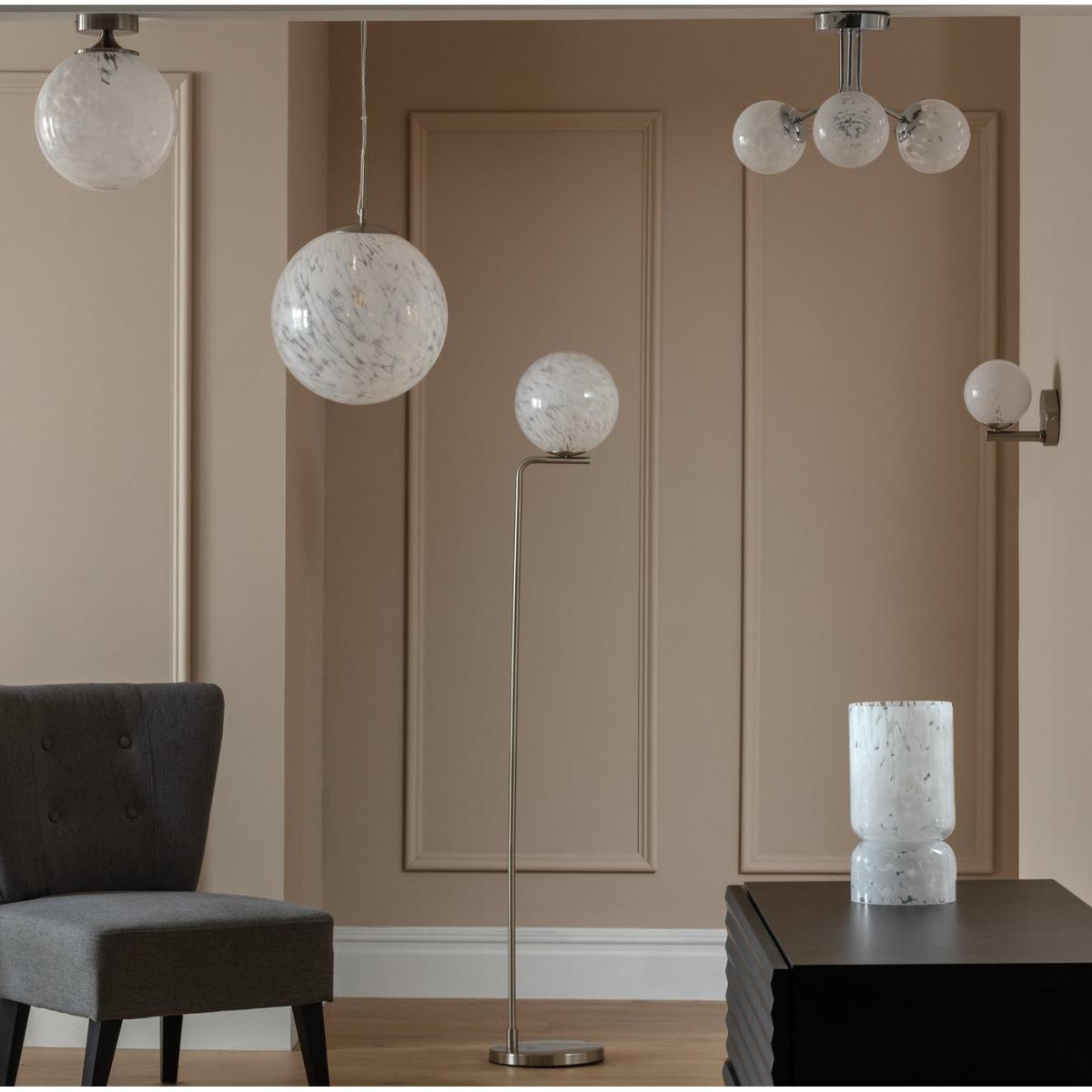 Habitat Confetti Glass Table Lamp - White – image 8