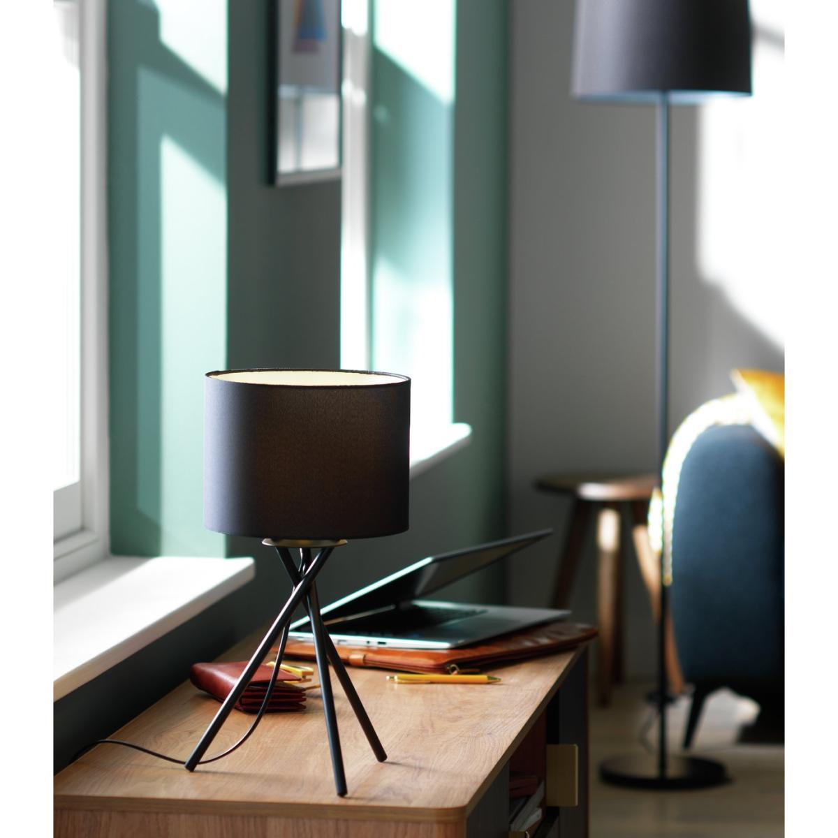 Habitat Matt Tripod Table Lamp - Black – image 2