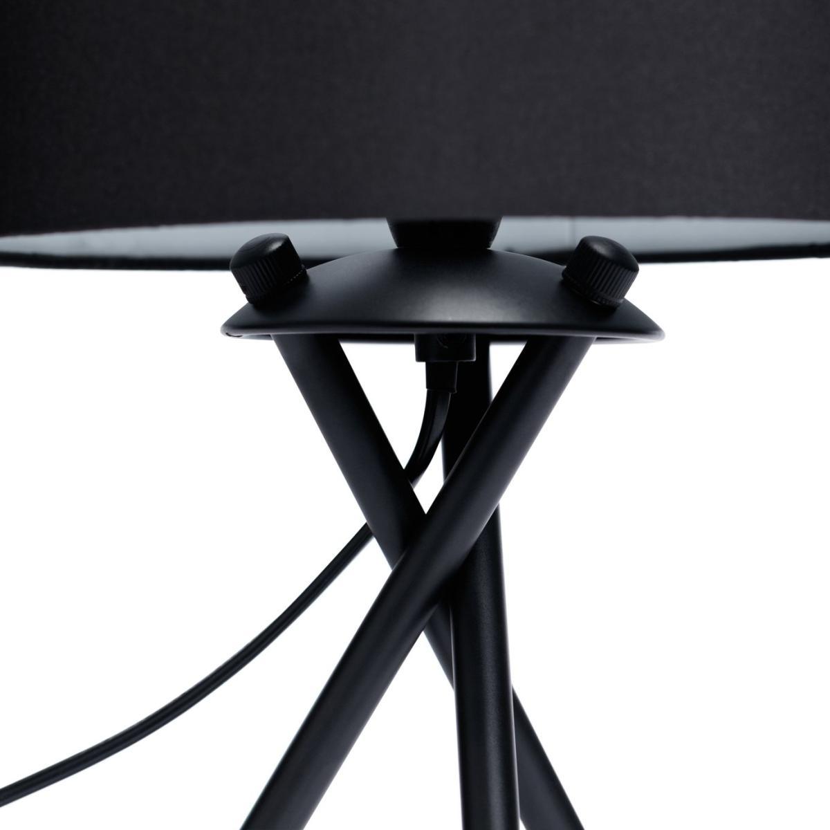 Habitat Matt Tripod Table Lamp - Black – image 4