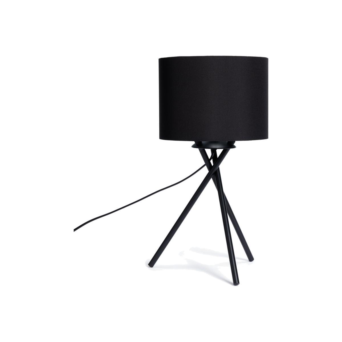 Habitat Matt Tripod Table Lamp - Black – image 1