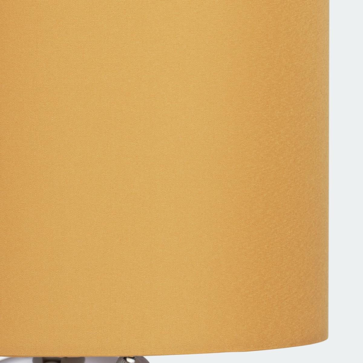 Habitat Tripod Table Lamp - Mustard and Chrome – image 2