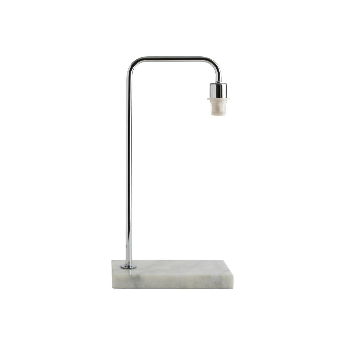 Habitat Marbelle Table Lamp Base Only - Chrome