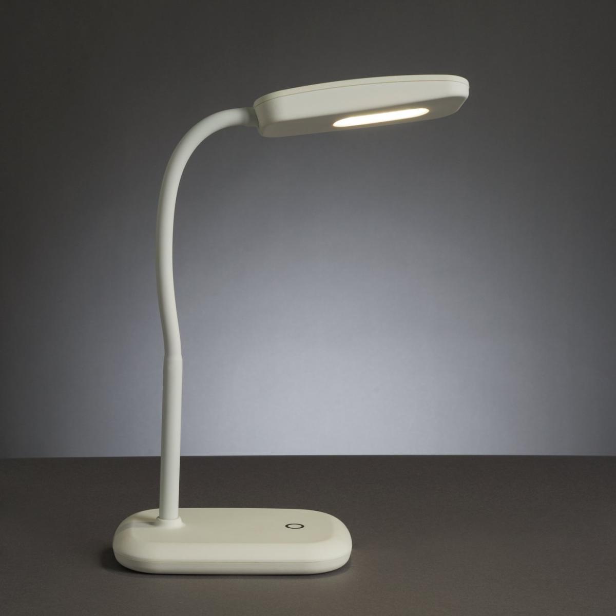 Habitat Silby LED Soft Touch Desk Lamp - White – image 3