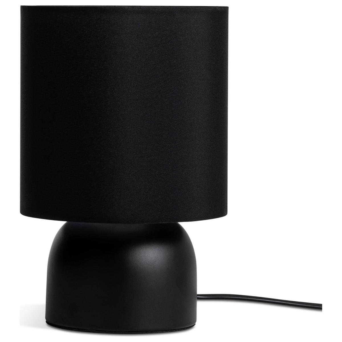 Habitat 25cm Steel Touch Table Lamp Pair - Black – image 4