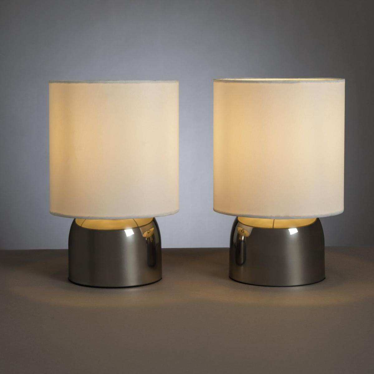Habitat Pair of Touch Table Lamps - Super White – image 3
