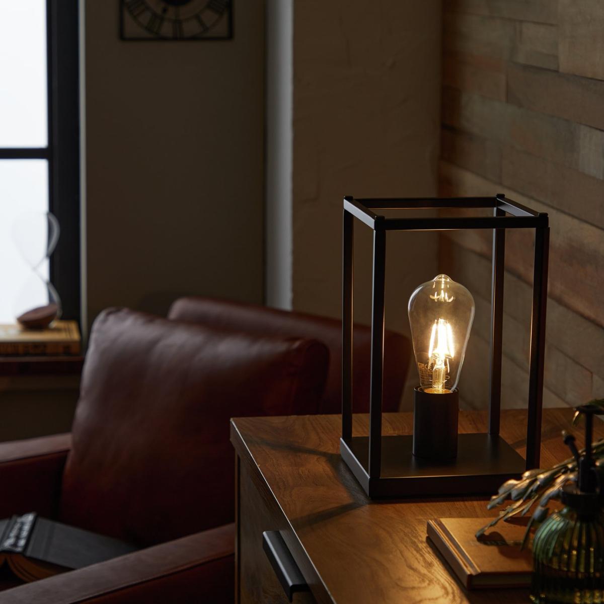 Habitat Carriage Metal LED Table Lamp - Matt Black – image 2