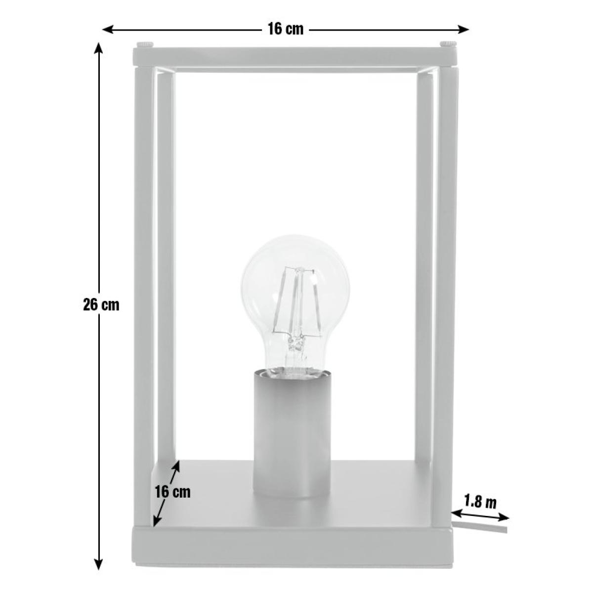 Habitat Carriage Metal LED Table Lamp - Matt Black – image 3