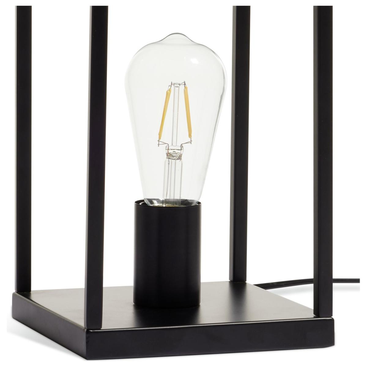 Habitat Carriage Metal LED Table Lamp - Matt Black – image 5
