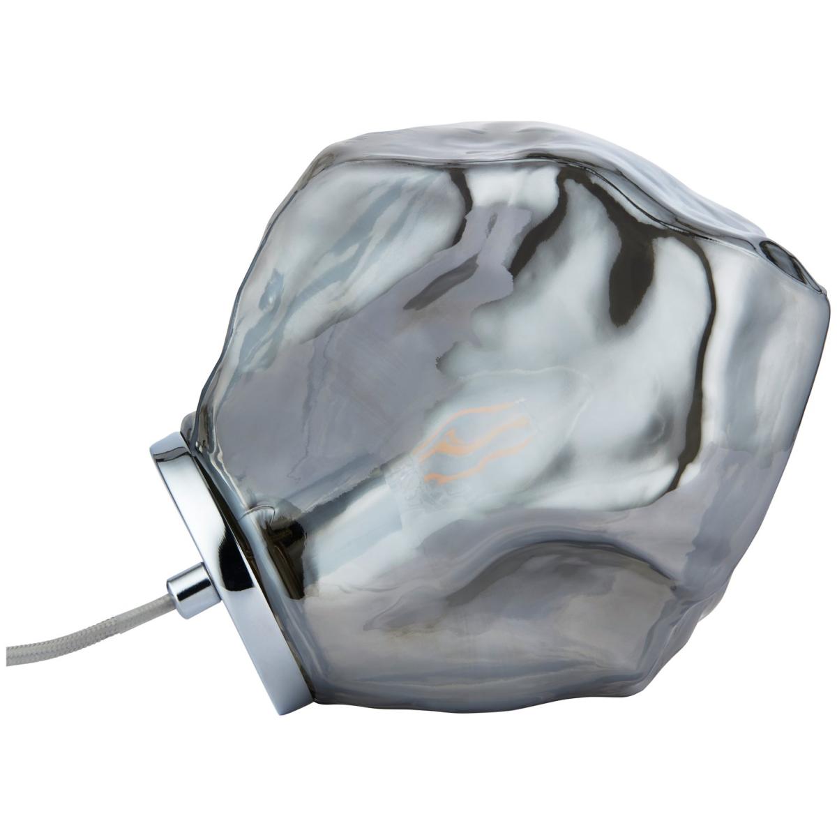 Shore Light Roxanne Tinted Glass Table Lamp - Smoke Grey – image 3
