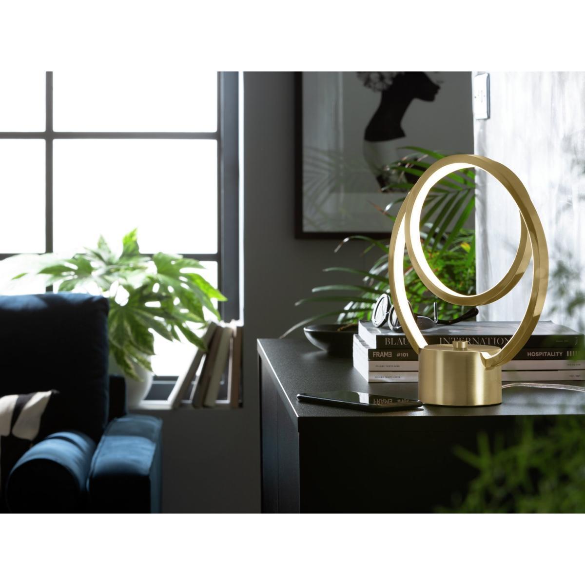Habitat Pill LED Table Lamp - Brushed Chrome – image 2