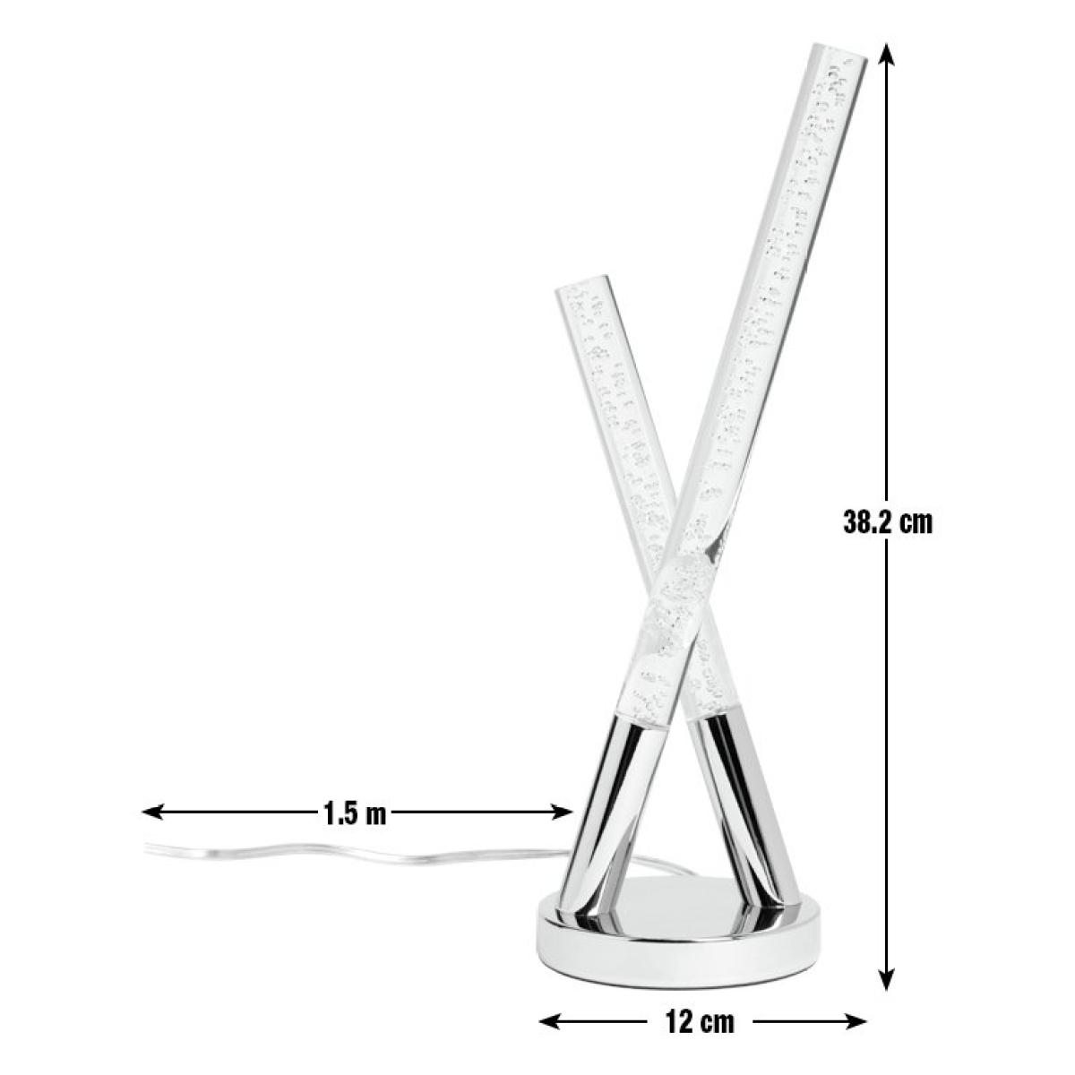 Habitat Bubble Table Lamp - Chrome – image 3