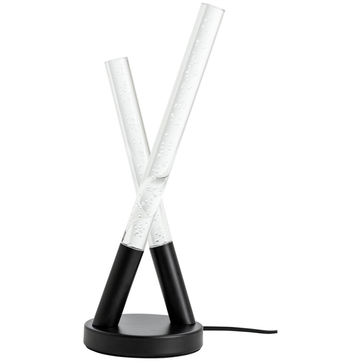 Habitat Bubble 38cm Metal LED Table Lamp - Black & Clear – image 4